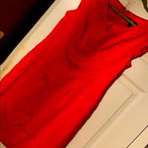 Orange color body com dress size 10